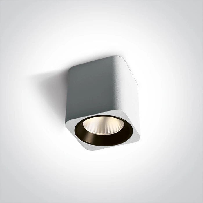 Lubinis šviestuvas 7W LED cilindro formos šviestuvas, baltas, 3000K, 12107KA/W/W
