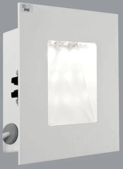 7W LED įleidžiamas lauko šviestuvas KUBIK IN, baltas, 4000K, IP65