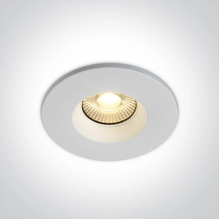 7W LED įleidžiamas šviestuvas, baltas, 2700/3000/4000K, IP65, 10107DFV/W/V