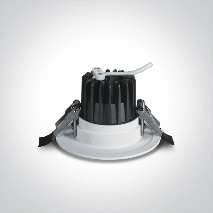 7W LED įleidžiamas šviestuvas, baltas, 3000K, IP54, 10107M/W/W