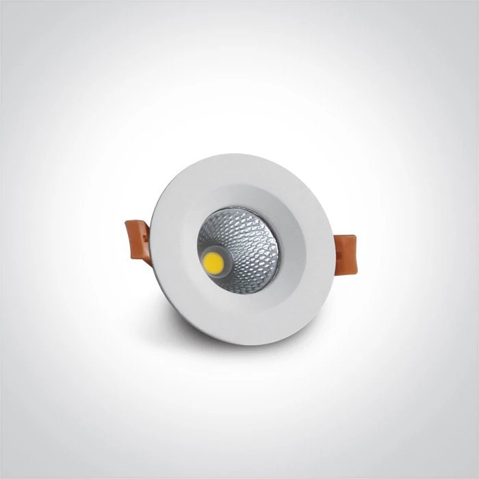 7W LED įleidžiamas šviestuvas, baltas, 3000K, 10107CA/W/W