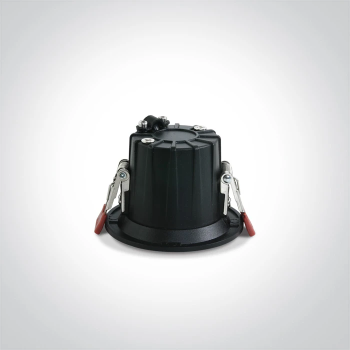 7W LED įleidžiamas šviestuvas, juodas, 3000/3500/4000K, 10107Z/B/V