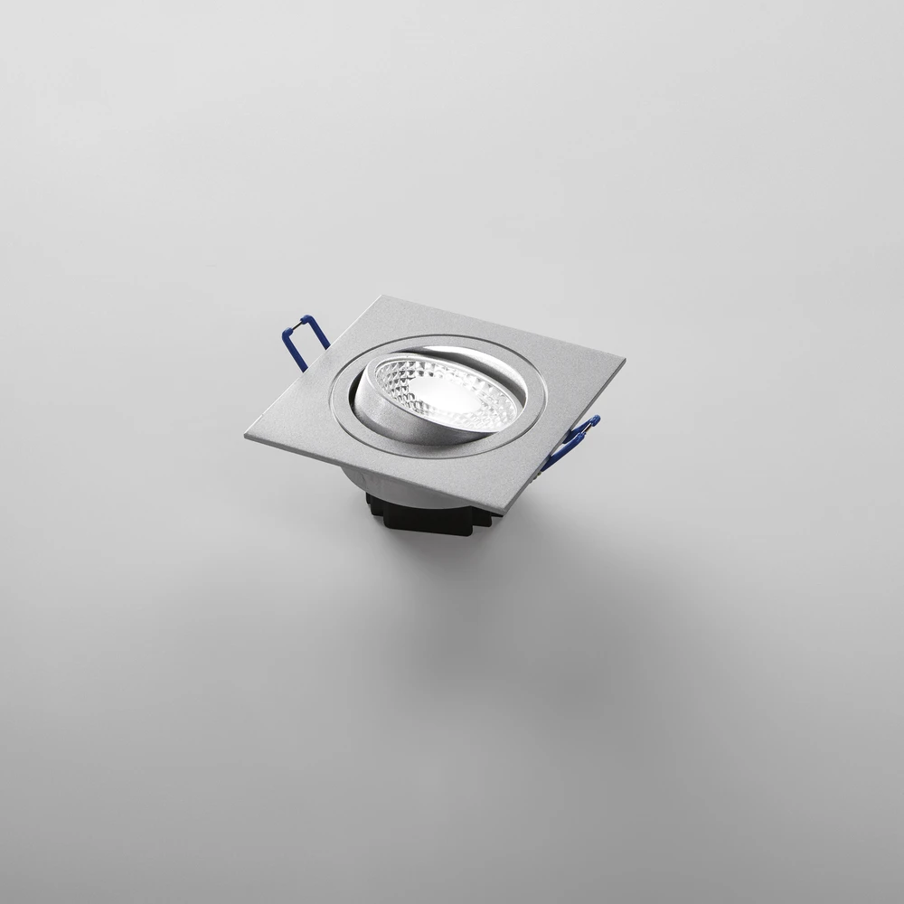 7W LED įleidžiamas šviestuvas ORIONE, nikelio sp., 4000K