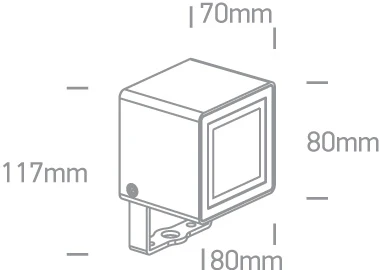 7W LED įsmeigiamas sodo šviestuvas, antracito sp., 3000K, 7052/AN/W