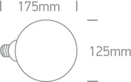 7W LED lemputė, dimeriuojama, E27, 2200K, 9G06RD/A/E