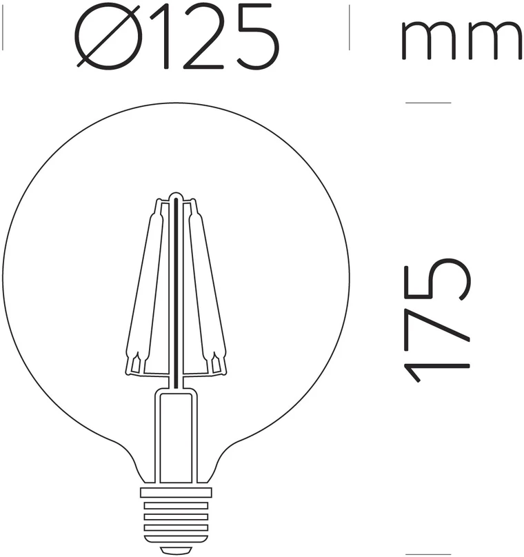 7W LED lemputė, E27, 2700K, 360°, dimeriuojama, ACB62383