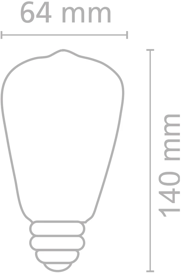 7W LED lemputė, E27, 2700K, ACB62157