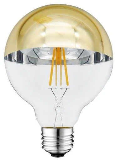 7W LED lemputė OPTONICA G95, E27, 2700K, aukso sp. stiklas