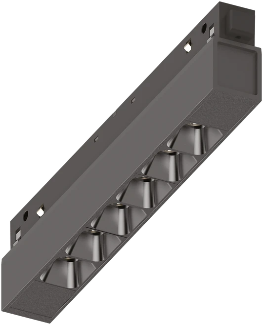 Pakabinamas šviestuvas Ideal Lux 7W LED linijinis akcentinis šviestuvas į magnetines sistemas EGO, juodas, 4000K, 323596