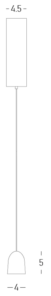 7W LED pakabinamas šviestuvas, baltas, 3000K, 24°, su filtru nuo akinimo, 25136