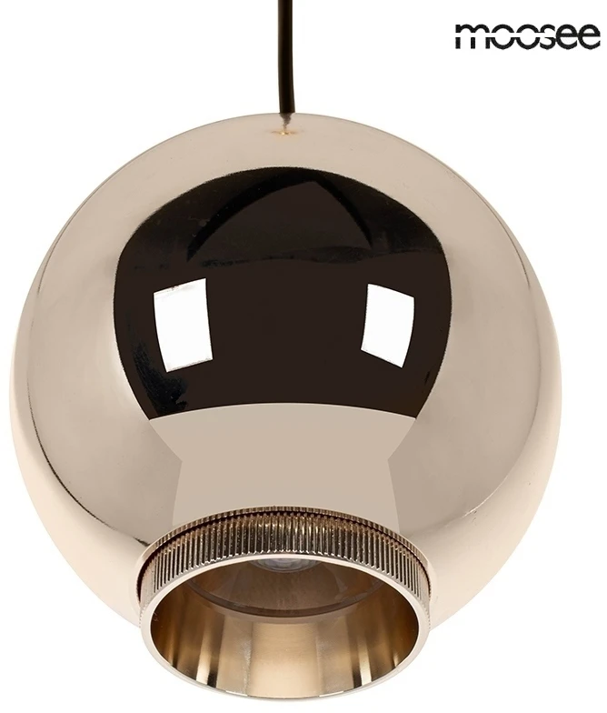 7W LED pakabinamas šviestuvas OJO, aukso sp., 3000K