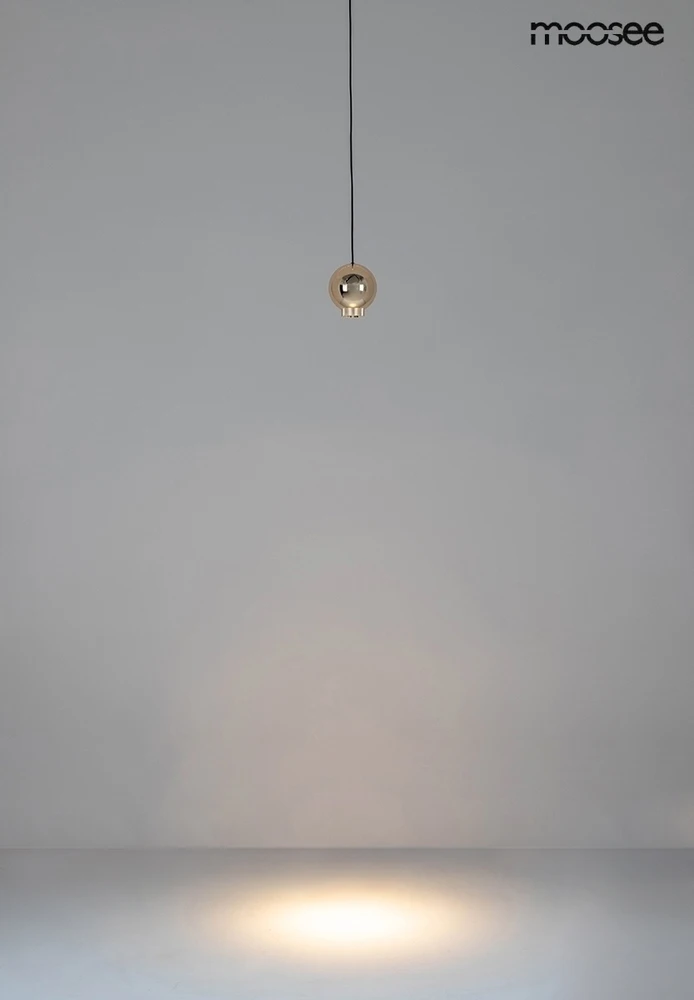 7W LED pakabinamas šviestuvas OJO, aukso sp., 3000K
