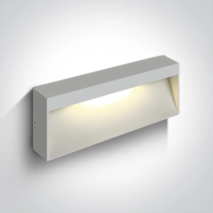 7W LED sieninis šviestuvas, baltas, 3000K, 67359B/W/W