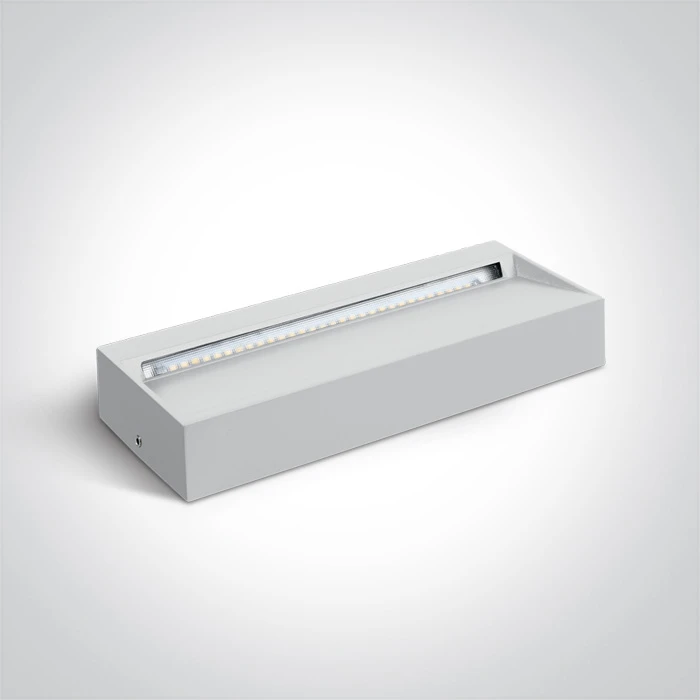 7W LED sieninis šviestuvas, baltas, 3000K, 67359B/W/W