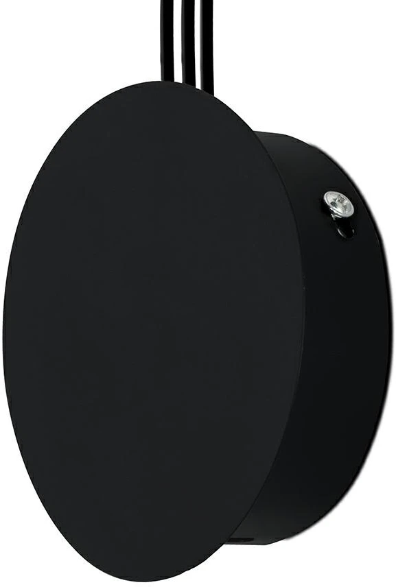 7W LED sieninis šviestuvas FLUSSO WALL 3, juodas, 3000K