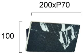 7W LED sieninis šviestuvas SELENA, juodas, 3000K, 4320200