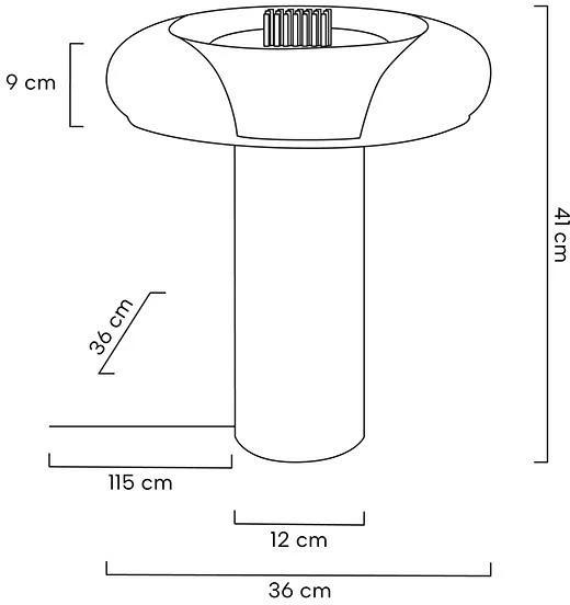 7W LED stalo šviestuvas ICAR, aukso sp., 3000K