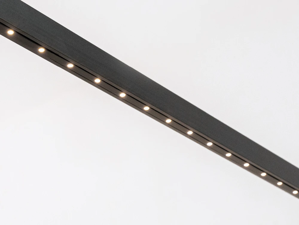 7W LED šviestuvas į magnetinę sistemą ZAMBELIS MAGNETIC 5MM, matinės juodos sp., 3000K, DALI, 2524