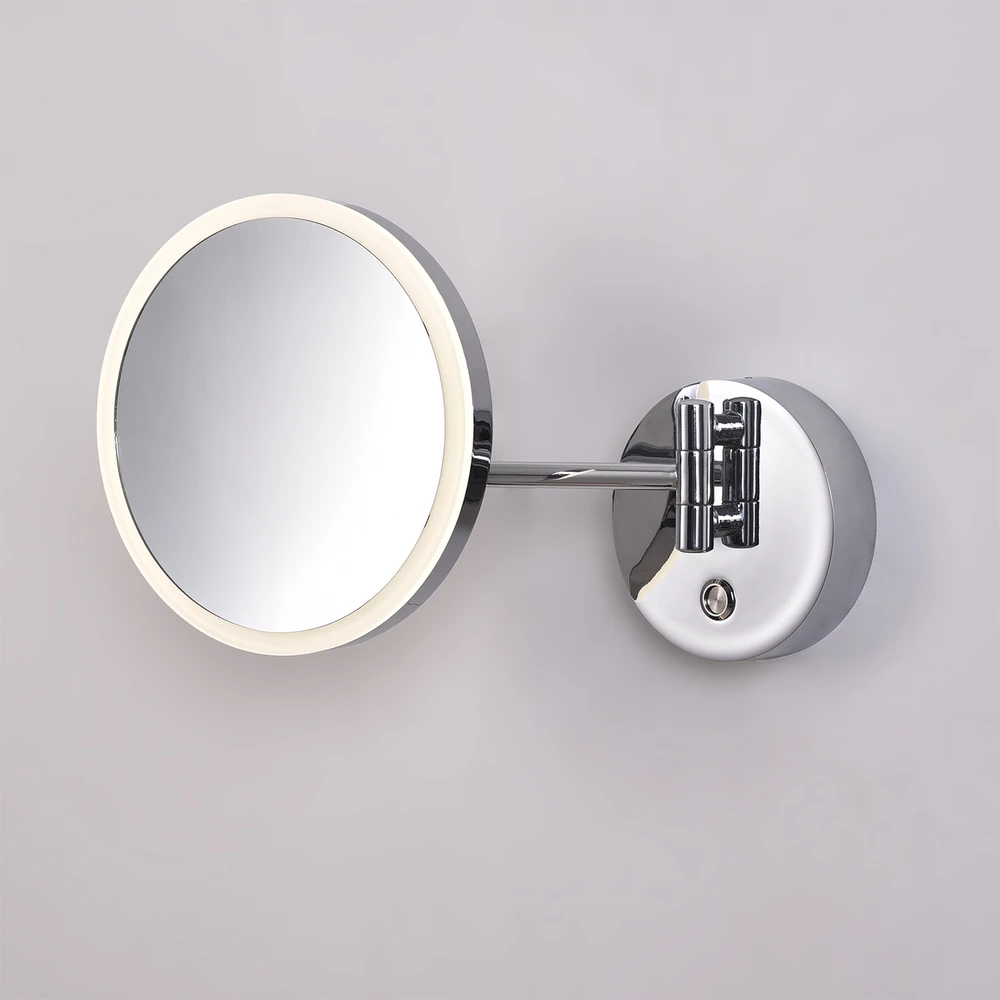 Sieninis šviestuvas 7W LED šviestuvas - veidrodis BOAN, chromo sp., 3000/4000K, IP44, A3252174C