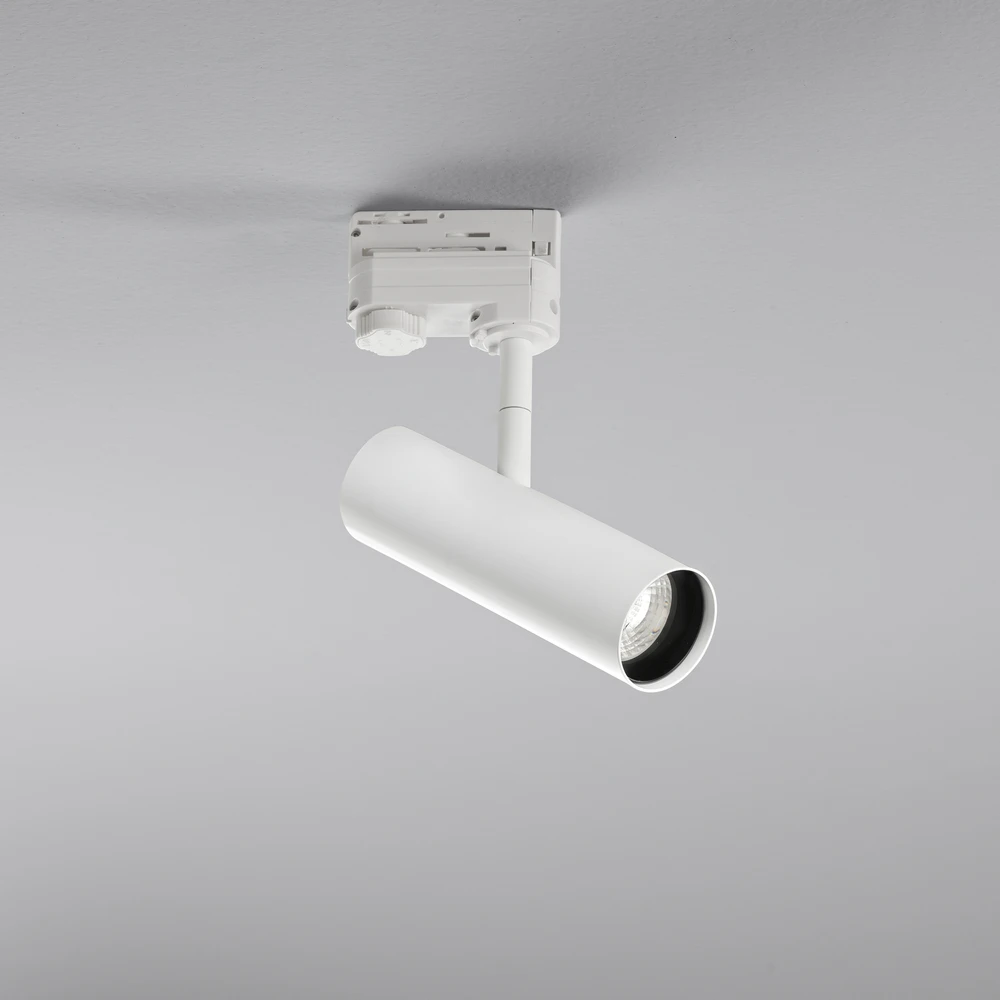 7W LED trifazis bėginis šviestuvas ROCKET, baltas, CCT