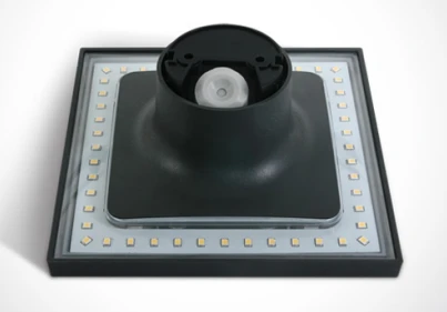 7W sieninis šviestuvas, IP54, kvadratinis, 3000K, antracito spalvos, 67450A/AN/W