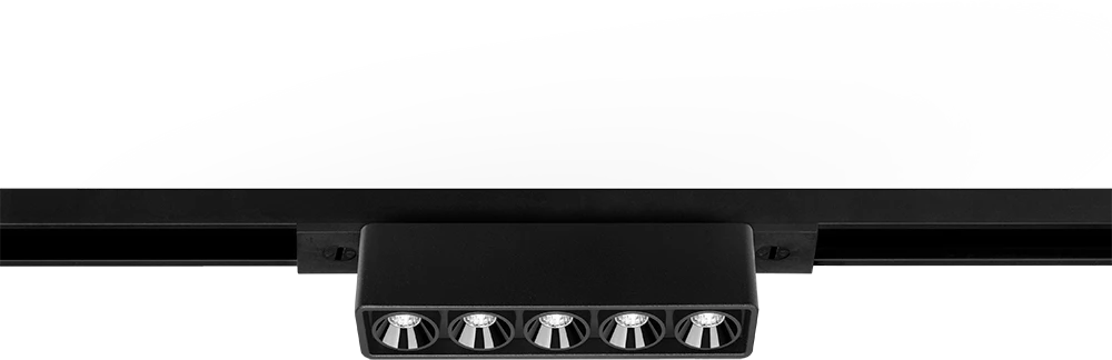 7W šviestuvas į magnetines sistemas Juodas FOSTER MICRO, 24V, juodas, 3000K