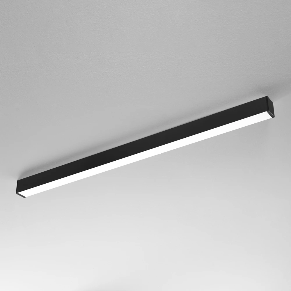 80W LED linijinis šviestuvas NEXT, juodas, CCT