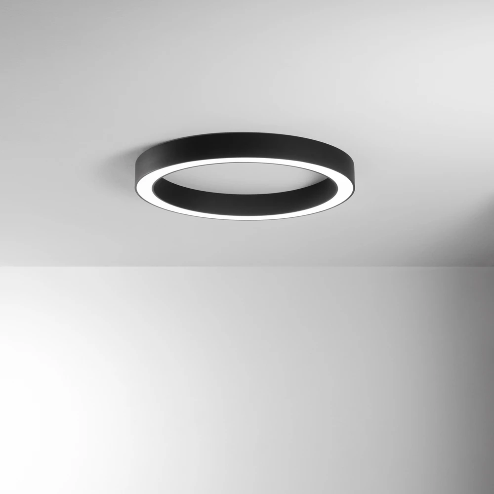 80W LED lubinis šviestuvas DEMOS, juodas, CCT