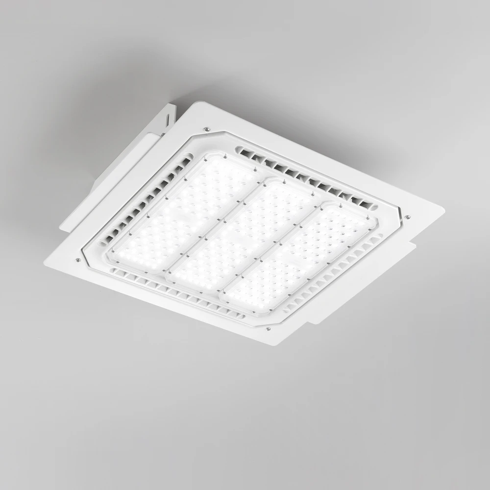 80W LED prožektorius - įmontuojamas fasado šviestuvas ENERGY, baltas, 4000K, IP65