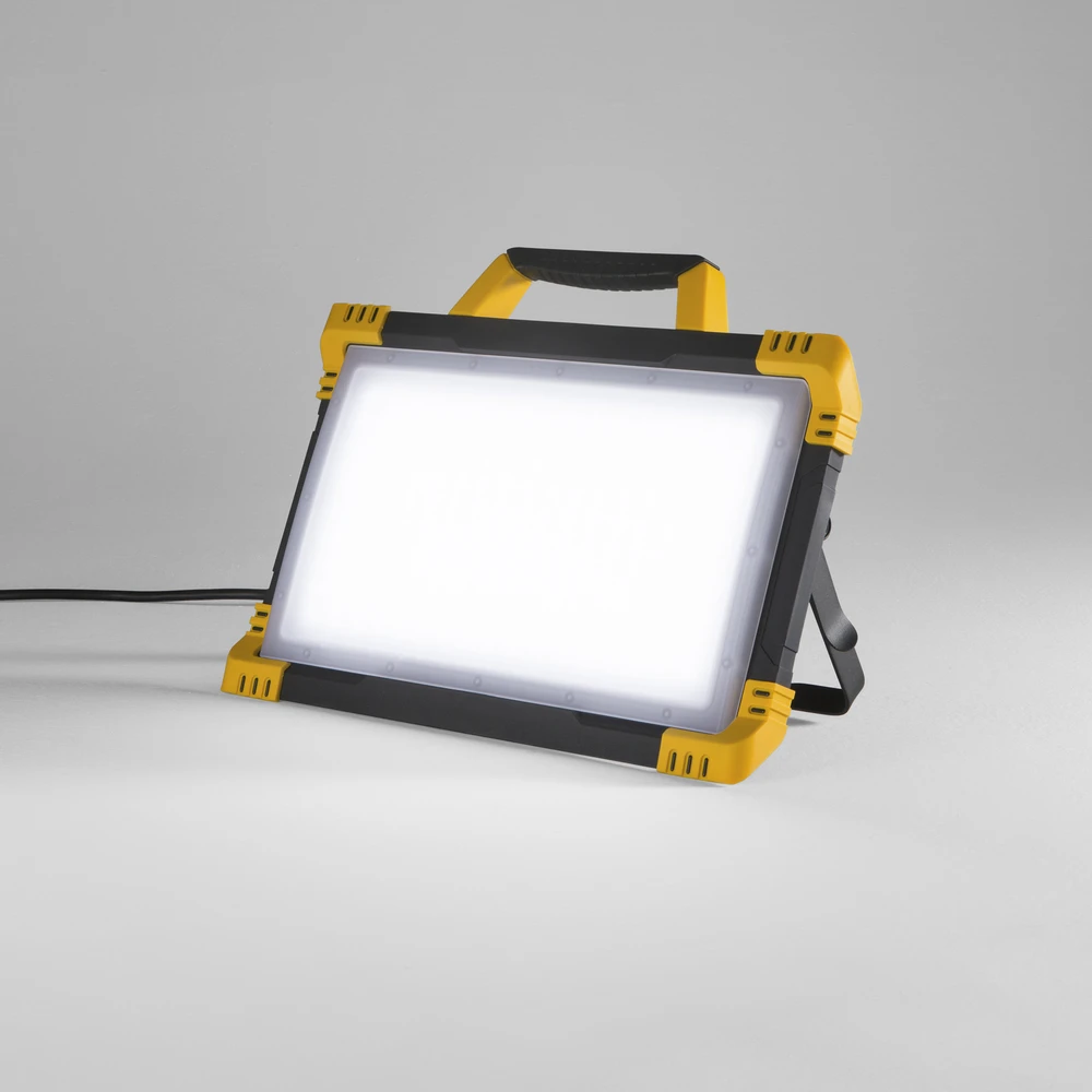 80W LED prožektorius KNOX, geltonos/juodos sp., IP54
