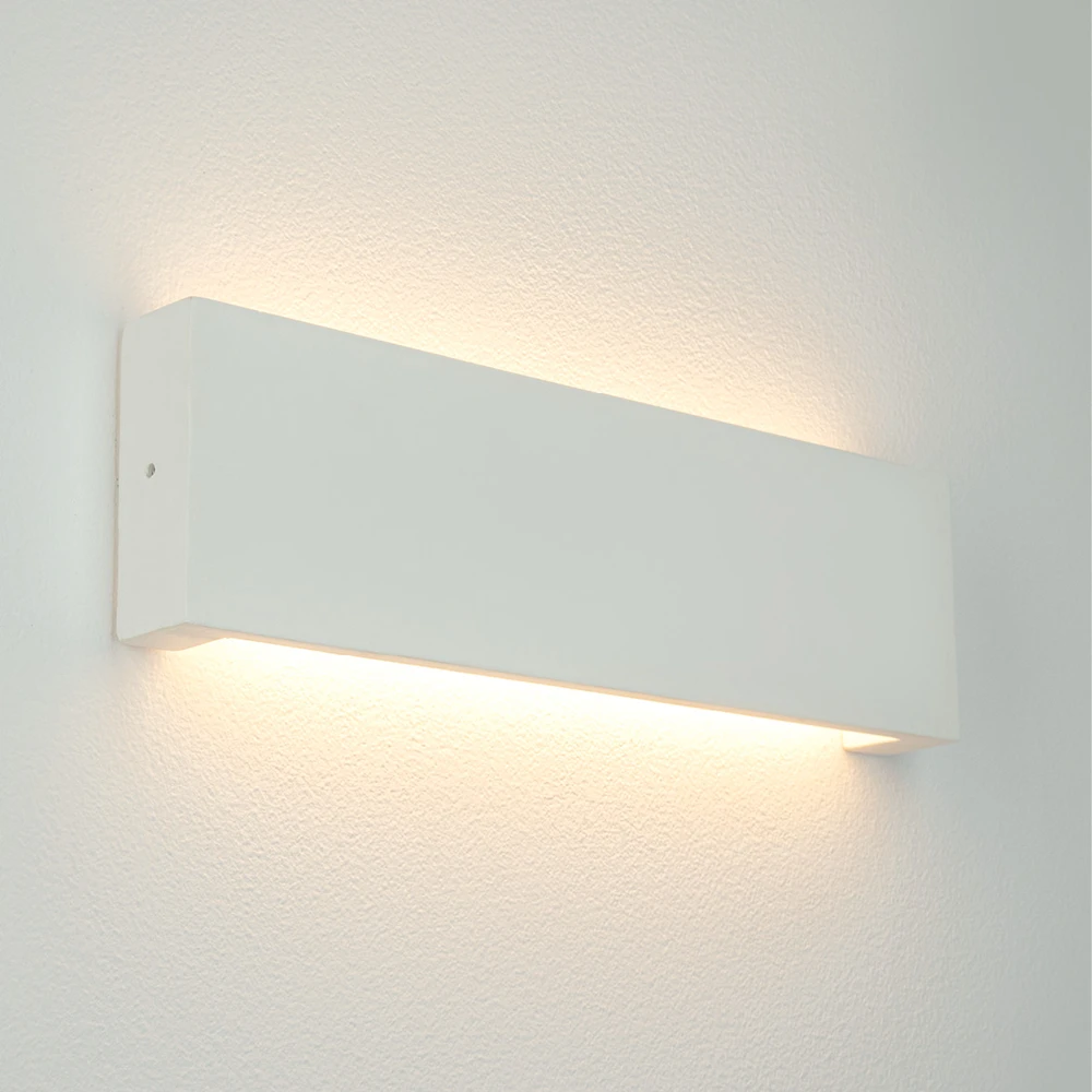 8,25W LED sieninis šviestuvas, baltas, 3000K, šviečia į viršų ir į apačią, 25380