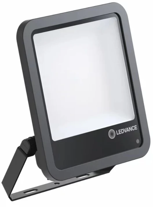 Ledvance 83-100W LED prožektorius FL 150 PCELL GEN4, juodas, 4000K, IP66, su šviesos jutikliu