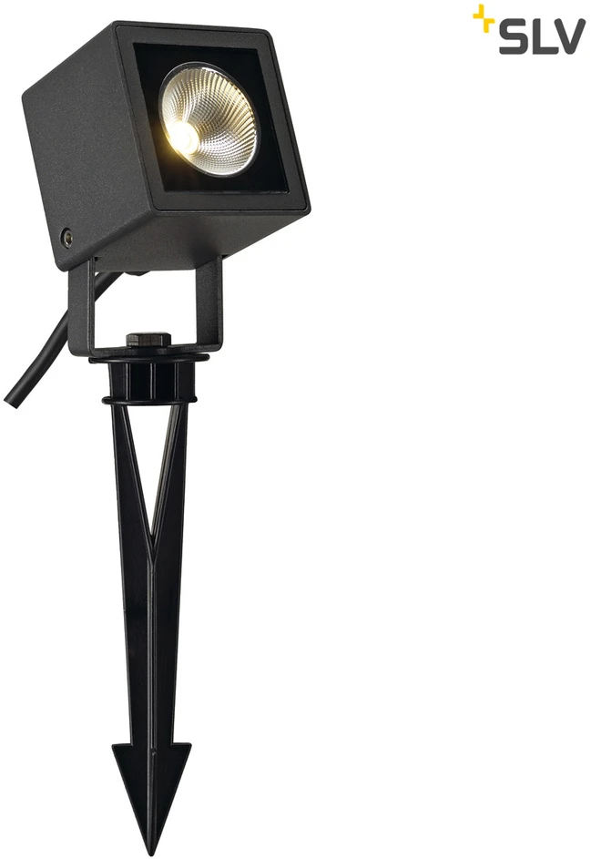 NAUTILUS kvadratinis LED akcentinis šviestuvas , kvadratinis, antracito spalvos, 8,5W COB LED, 3000K