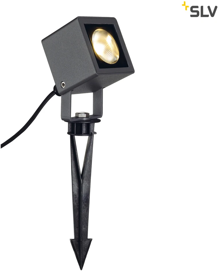 NAUTILUS kvadratinis LED akcentinis šviestuvas , kvadratinis, antracito spalvos, 8,5W COB LED, 3000K