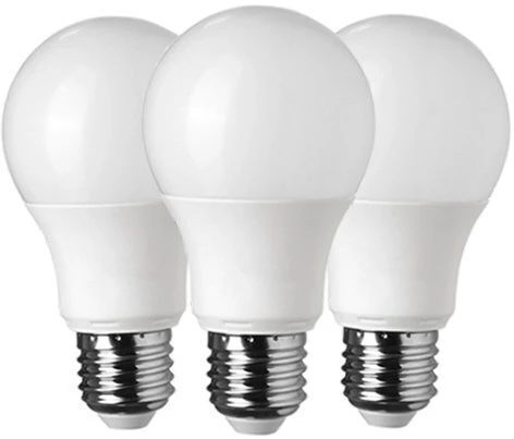 8,5W LED lemputė, A60, E27, 6000K, 3vnt. pakuotėje