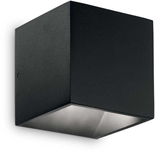 8,5W sieninis šviestuvas RUBIK, 4000K, juodas, 142302