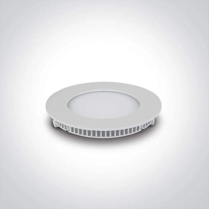 8W LED įleidžiama panelė, balta, 4000K, 10108FA/W/C