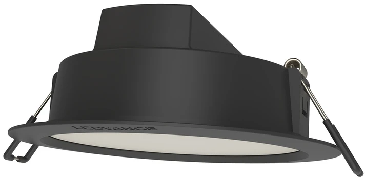 8W LED įleidžiama panelė DOWNLIGHT IP44 GEN2, juoda, 6500K, 100°