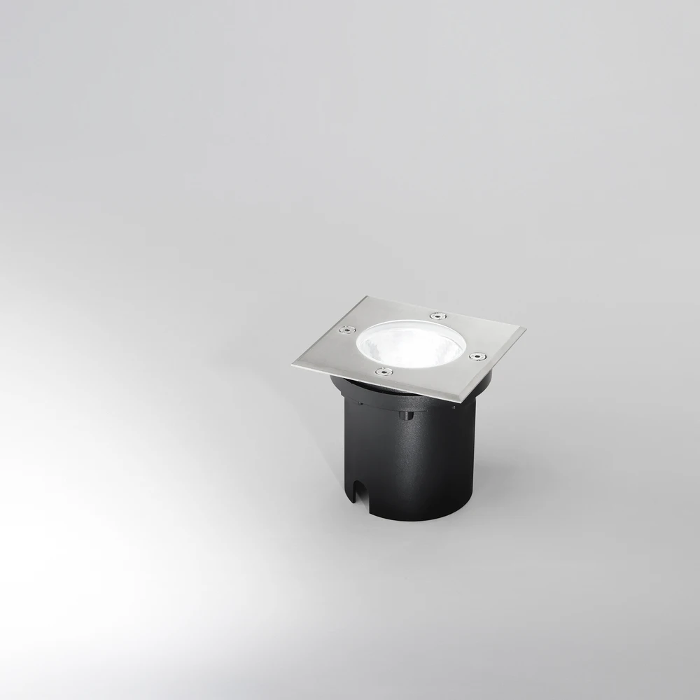 8W LED įleidžiamas į grindinį šviestuvas WALK, nikelio sp., 3000K, IP67