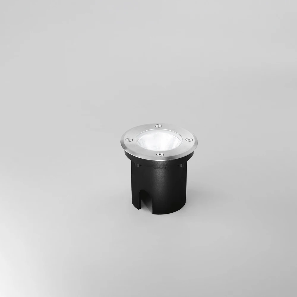 8W LED įleidžiamas į grindinį šviestuvas WALK, nikelio sp., 3000K, IP67