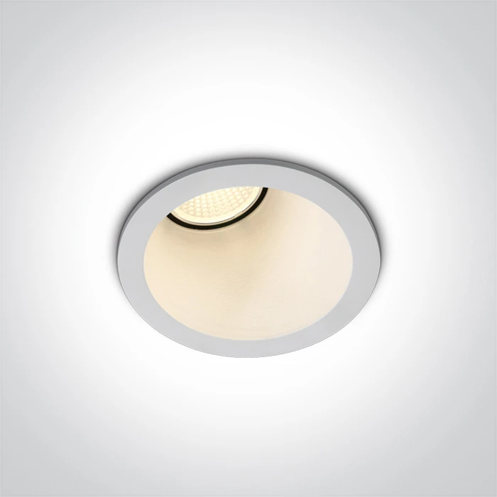 8W LED įleidžiamas šviestuvas, baltas, 3000K, 10108A/W/W