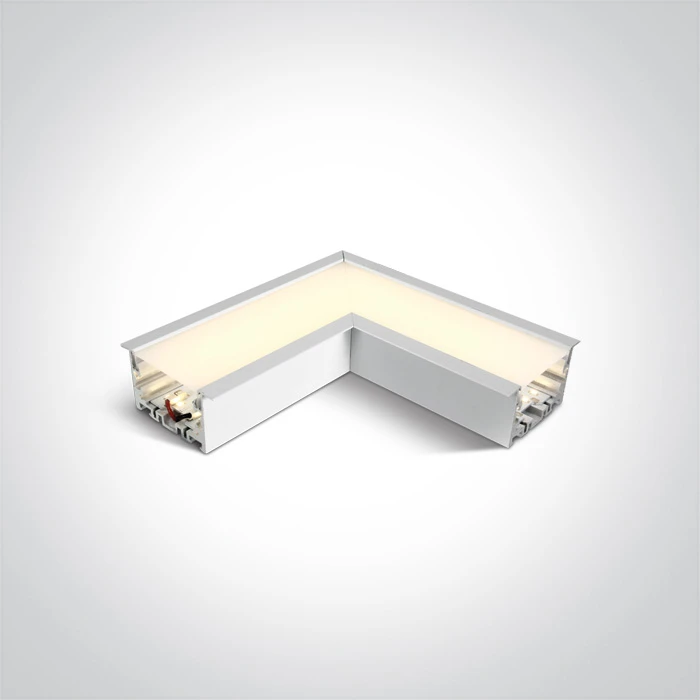8W LED kampinė jungtis, balta, 3000K, 38152RC/W/W