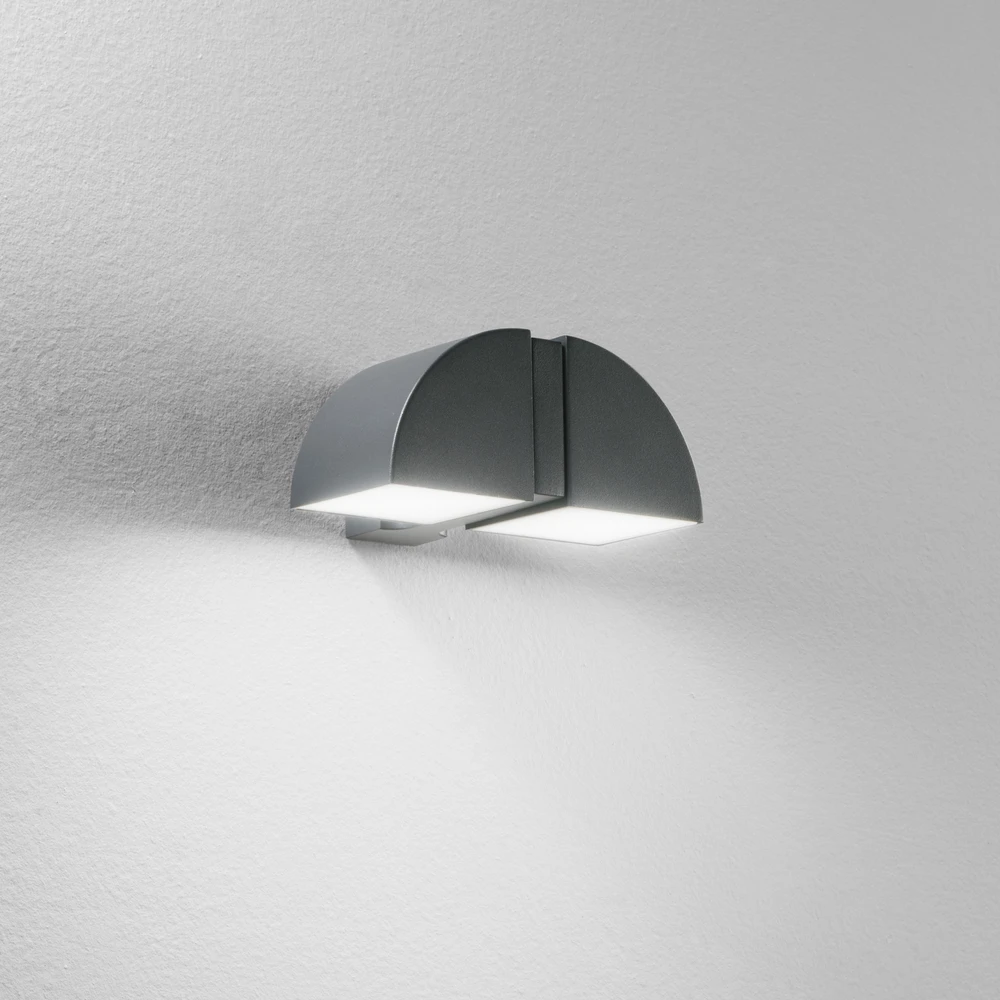 8W LED lauko sieninis šviestuvas IDEM, antracito sp., 4000K, IP44