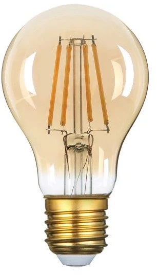 8W LED lemputė OPTONICA A60, E27, 2700K, dimeriuojama, aukso sp. stiklas
