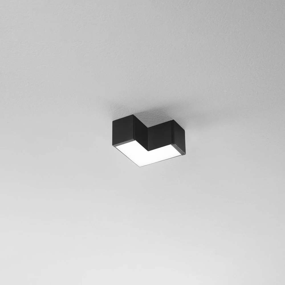 8W LED linijinio šviestuvo L sujungimas NEXT, juodas, CCT