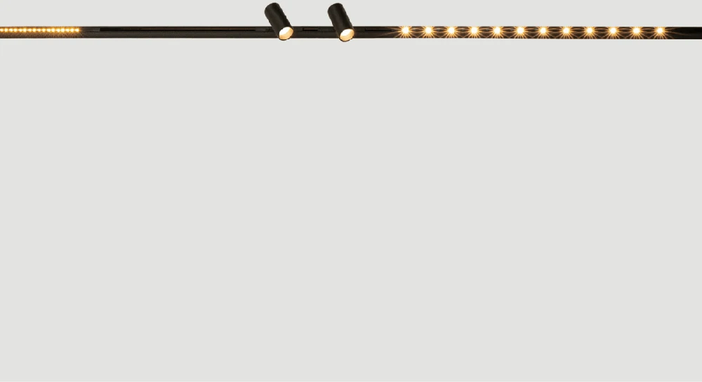 8W LED linijinis šviestuvas į magnetinę sistemą ZAMBELIS MAGNETIC 6MM, juodas, 3000K, 25240