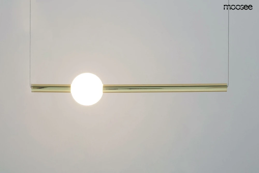 8W LED pakabinamas šviestuvas LIBRA 60 ON, aukso sp., 3000K