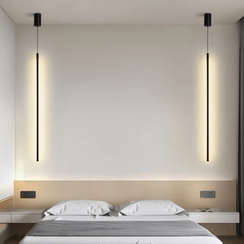 8W LED pakabinamas šviestuvas OMBRE 60, juodas, 3000K