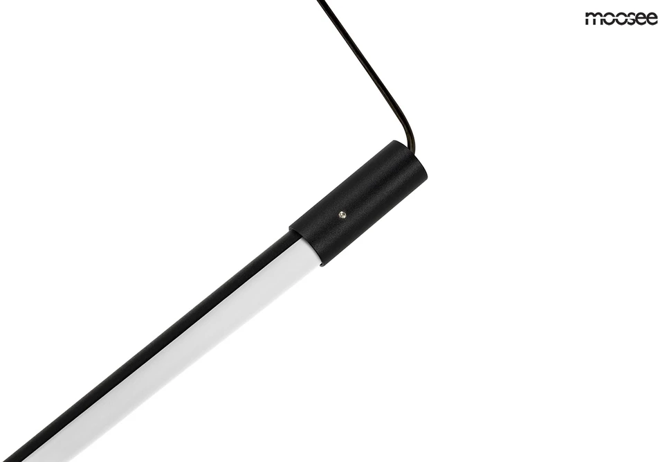 8W LED pakabinamas šviestuvas OMBRE 60, juodas, 3000K