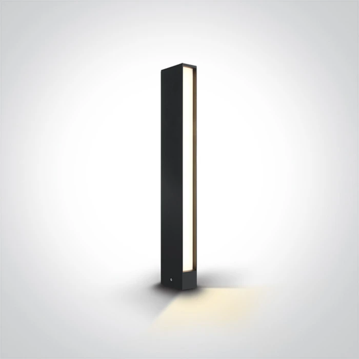 8W LED pastatomas lauko šviestuvas, antracito sp., 3000K, 67460A/AN/W